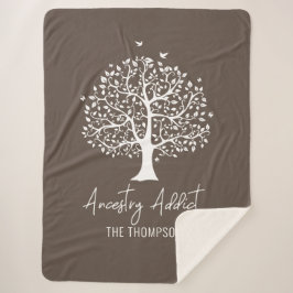 名前を持つ祖先アディクストファミリーツリー シェルパブランケット