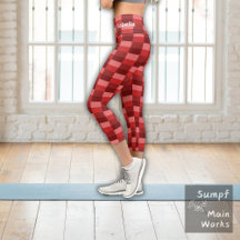 名前を持つ赤いシェードのカラーブロック