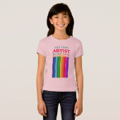 名前を挙げられたArtist: 色のクレヨンか鉛筆 Tシャツ (正面フル)