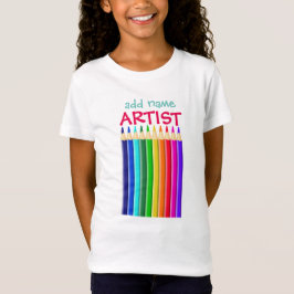 名前を挙げられたArtist: 色のクレヨンか鉛筆 Tシャツ