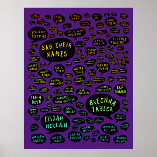 名前を虹のように言う ポスター