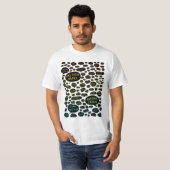 名前を虹のように言う Tシャツ (正面フル)