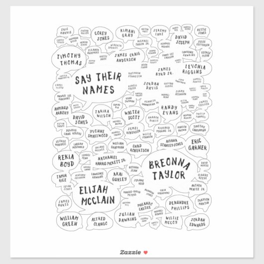 名前を言う シール (シート)