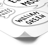 名前を言う ポスター (角)