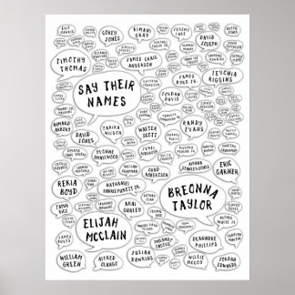 名前を言う ポスター