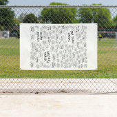 名前を言う 横断幕 (インサイチュ)