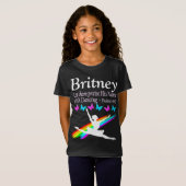 名前を踊りTシャツでほパーソナライズされためる Tシャツ (正面フル)