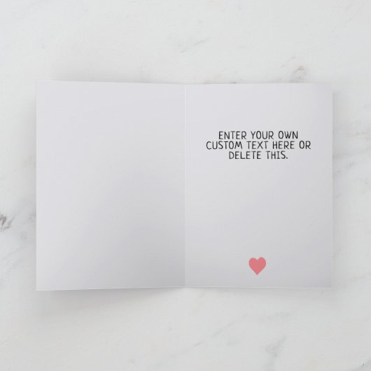 名前を追加かわいいKoala-tyバレンタインの挨拶 カード (内部)