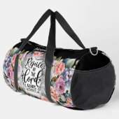 名前を追加し、常に主に喜ぶ ダッフルバッグ (右コーナー)