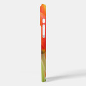 名前を追加するオレンジ色のチューリップ花の写真 Case-Mate iPhoneケース (裏面 / 左)