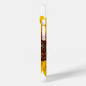 名前を追加するクローズアップハーフヒマワリヴィンテージ Case-Mate iPhoneケース (裏面 / 左)