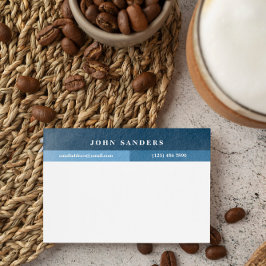 名前を追加するシンプルDark Blue ポストイット