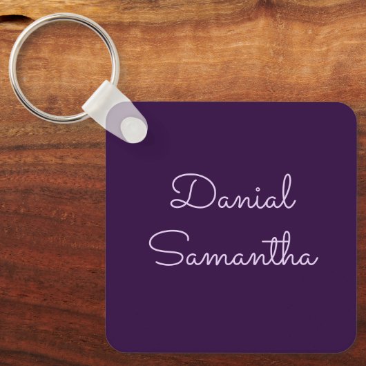 名前を追加するパーソナライズされた キーホルダー (正面)