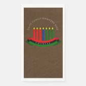 名前を追加する年クワンザキャンドル (正面)