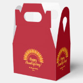 名前を追加する年ハッピー感謝祭Yellows Red フェイバーボックス (オープン)