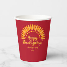 名前を追加する年ハッピー感謝祭Yellows Red