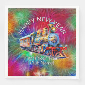 名前を追加する年、蒸気列車花火の新年 (正面)