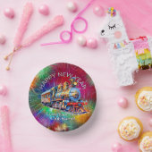 名前を追加する年、蒸気列車花火の新年 ペーパーボウル (パーティー)