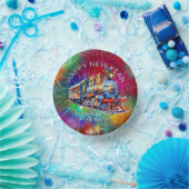 名前を追加する年、蒸気列車花火の新年 ペーパーボウル (パーティー)