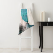 名前を追加する笑顔のイルカの写真 シェルパブランケット (インサイチュ)