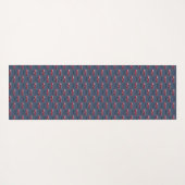 名前を追加する赤い消防車のパーソナライズされた子供 ヨガマット (裏面(横))