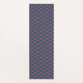 名前を追加する赤い消防車のパーソナライズされた子供 ヨガマット