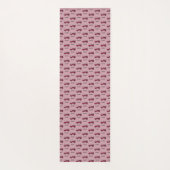 名前を追加する赤い消防車のパーソナライズされた子供 ヨガマット (裏面)