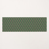 名前を追加する赤い消防車のパーソナライズされた子供 ヨガマット (裏面(横))