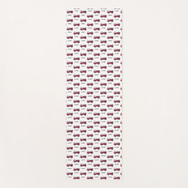 名前を追加する赤い消防車のパーソナライズされた子供 ヨガマット