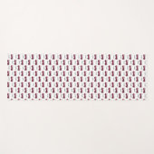 名前を追加する赤い消防車のパーソナライズされた子供 ヨガマット (正面(横))