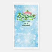 名前を追加するMerry Christmas Blue (正面)