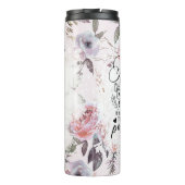 名前を追加イエス宗教信仰神祈りの言葉 タンブラー (裏面)