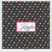 名前を追加カスタムするビニールシール シール (シート)