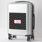 名前を追加カスタムするビニールシール シール (スーツケース)