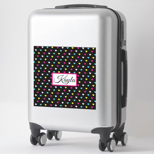 名前を追加カスタムするビニールシール シール (スーツケース)