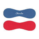 名前を追加カスタムする野球（赤と青） 野球ボール (パネル)