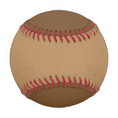 名前を追加カスタムタンとブラウン野球 野球ボール (裏面)