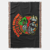 名前を追加カスタムCULTURE改造クラシックMuscle Car スローブランケット (正面縦)