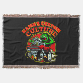 名前を追加カスタムCULTURE改造クラシックMuscle Car スローブランケット
