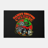 名前を追加カスタムCULTURE改造クラシックMuscle Car ドアマット (正面)