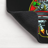 名前を追加カスタムCULTURE改造クラシックMuscle Car マウスパッド (コーナー)