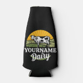 名前を追加サンセットデイリーファーム放牧ホルシュタイン牛 ボトルクーラー (正面)