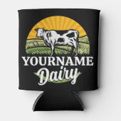 名前を追加サンセットデイリーファーム放牧ホルシュタイン牛 缶クーラー (正面)
