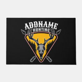名前を追加ハンターエルクスカルビッグ〔雄ジカの〕枝角鹿狩り ドアマット