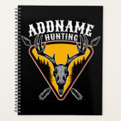 名前を追加ハンターエルクスカルビッグ〔雄ジカの〕枝角鹿狩り プランナー手帳 (正面)