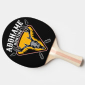 名前を追加ハンターエルクスカルビッグ〔雄ジカの〕枝角鹿狩り 卓球ラケット (横)