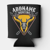 名前を追加ハンターエルクスカルビッグ〔雄ジカの〕枝角鹿狩り 缶クーラー (裏面)