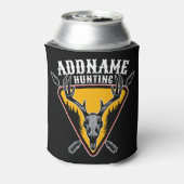 名前を追加ハンターエルクスカルビッグ〔雄ジカの〕枝角鹿狩り 缶クーラー (缶裏面)