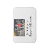 名前を追加フォト文字ハロウィーン子供ガールボーイ バスマット (正面縦)