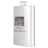 名前を追加フォト文字ハロウィーン子供ガールボーイ フラスク (左)
